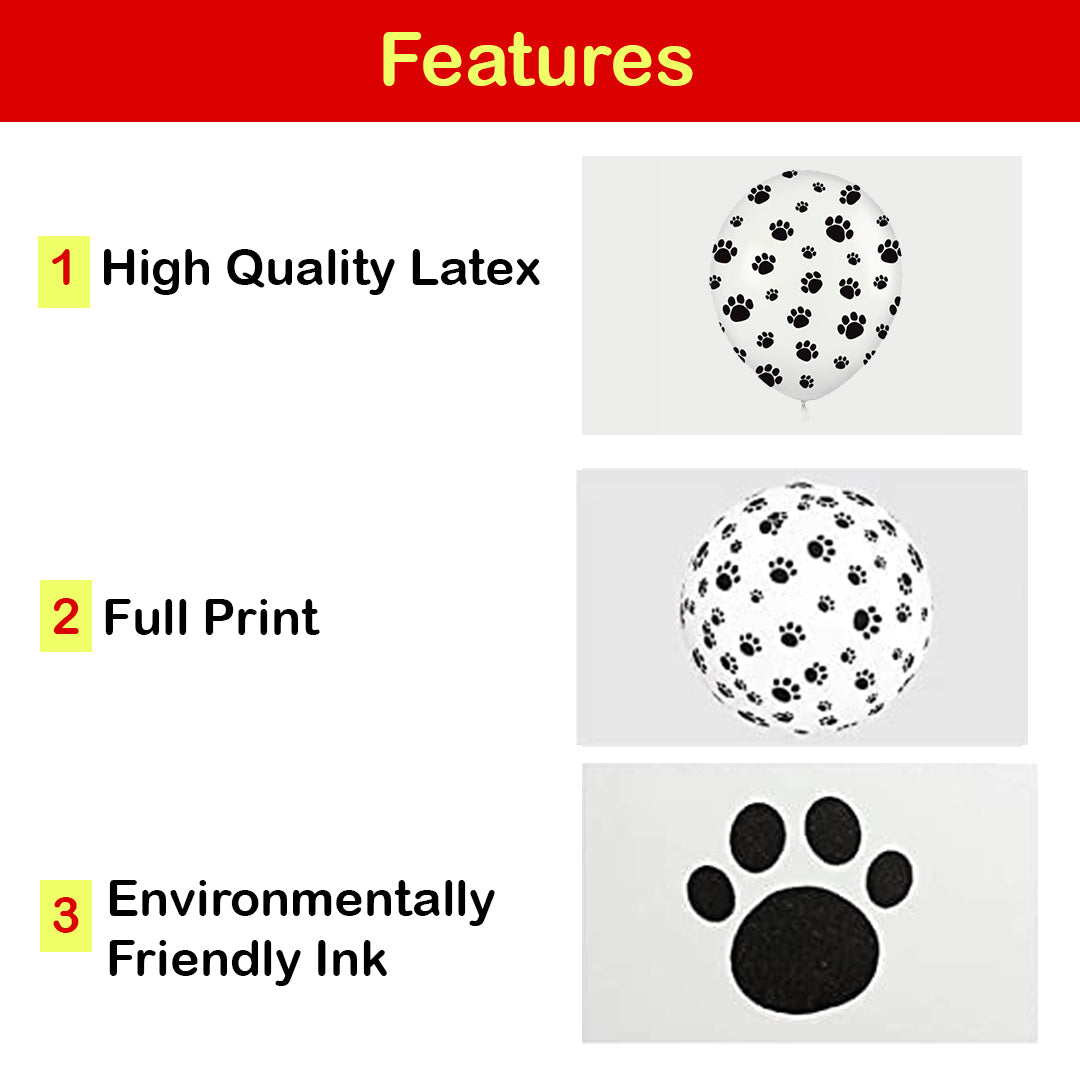 Paw-print Balloon (Set of 5)