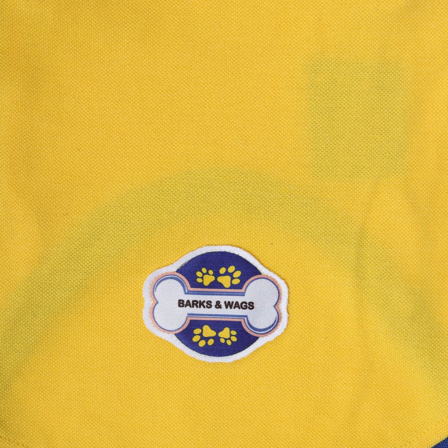 yellow-coloured polo t-shirt for dogs by Barks & Wags