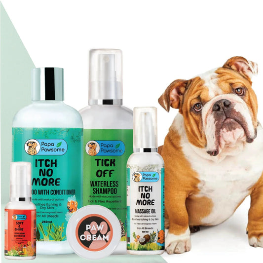 Bulldog Complete Grooming kit - Papa Pawsome