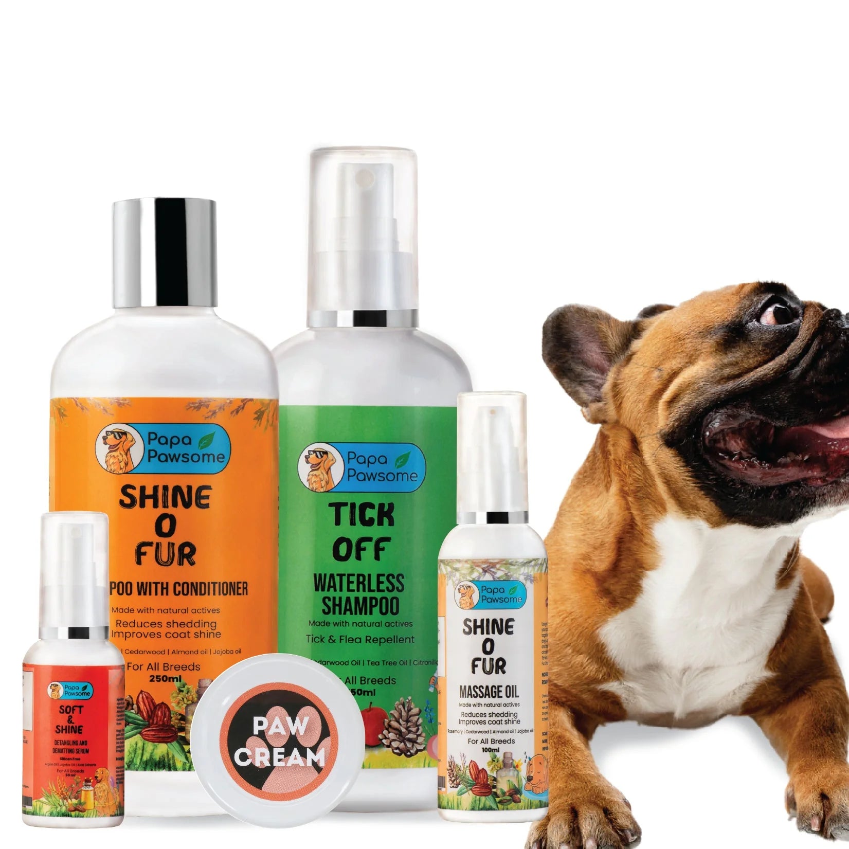 French Bulldog Complete Grooming kit - Papa Pawsome