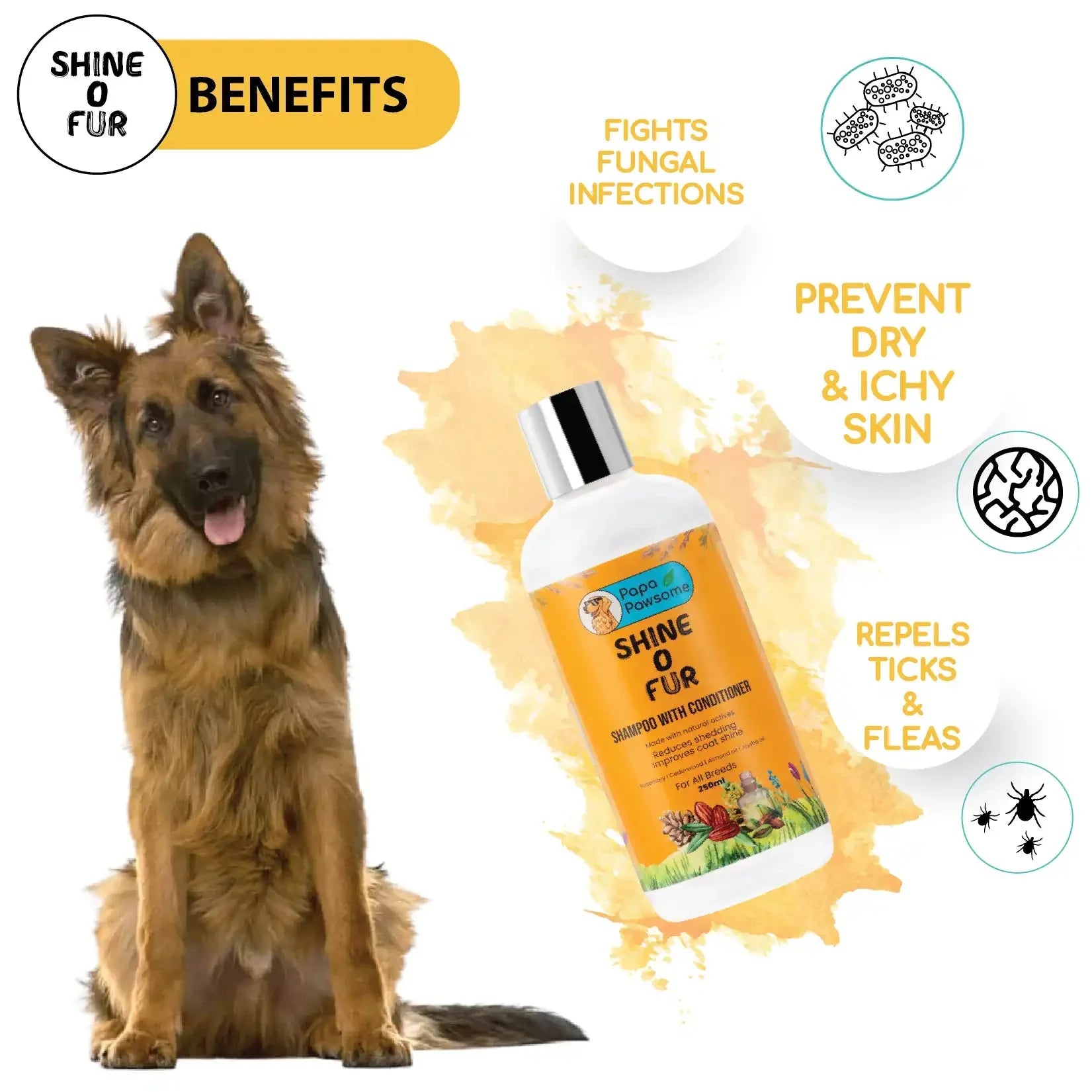 German Shepherd Complete Grooming kit - Papa Pawsome