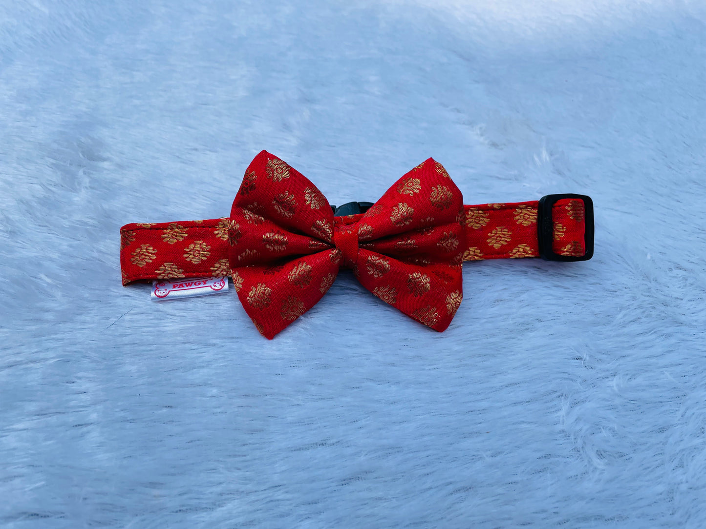 Occasion wear Bow Collar: Red