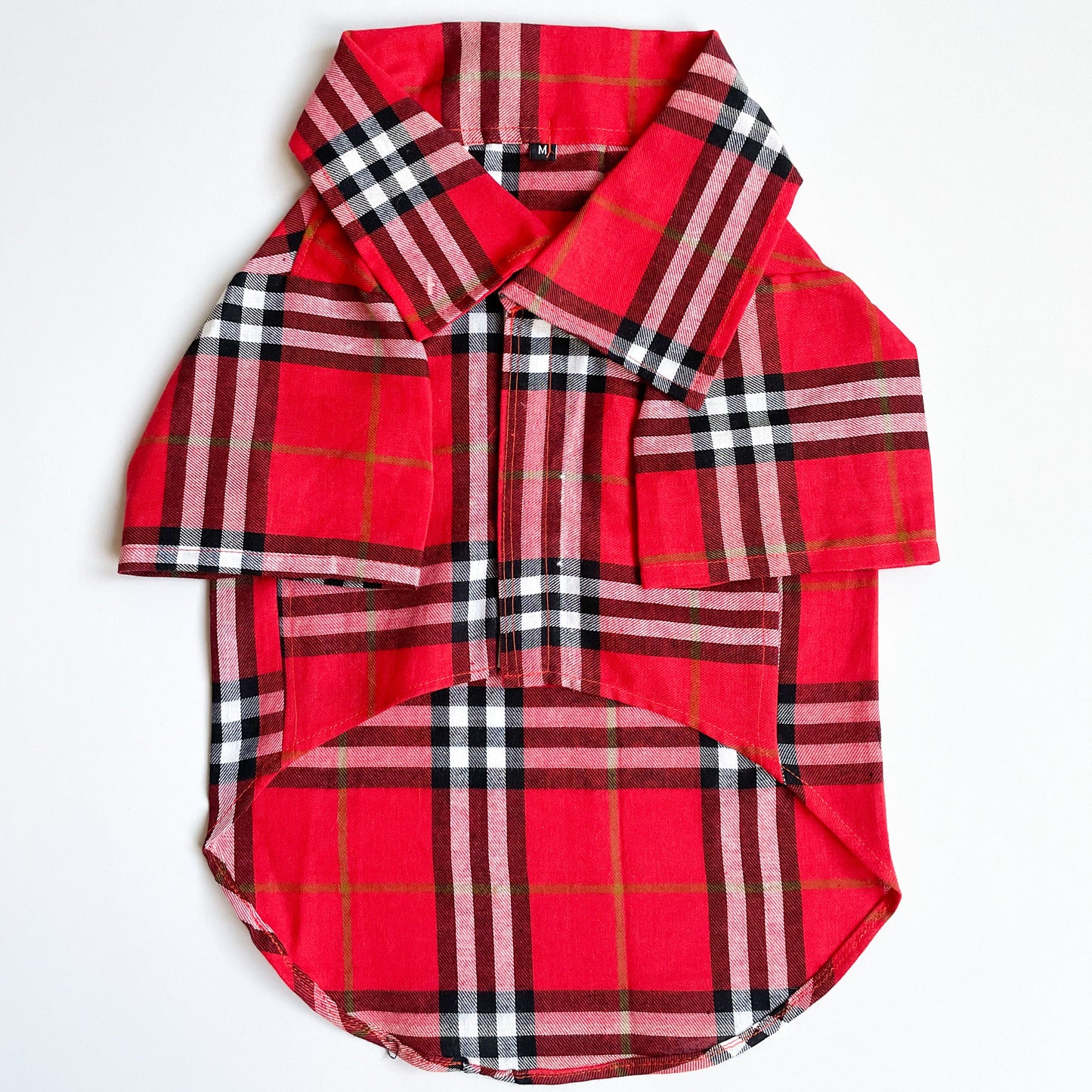 Red Checks Shirt/Sando