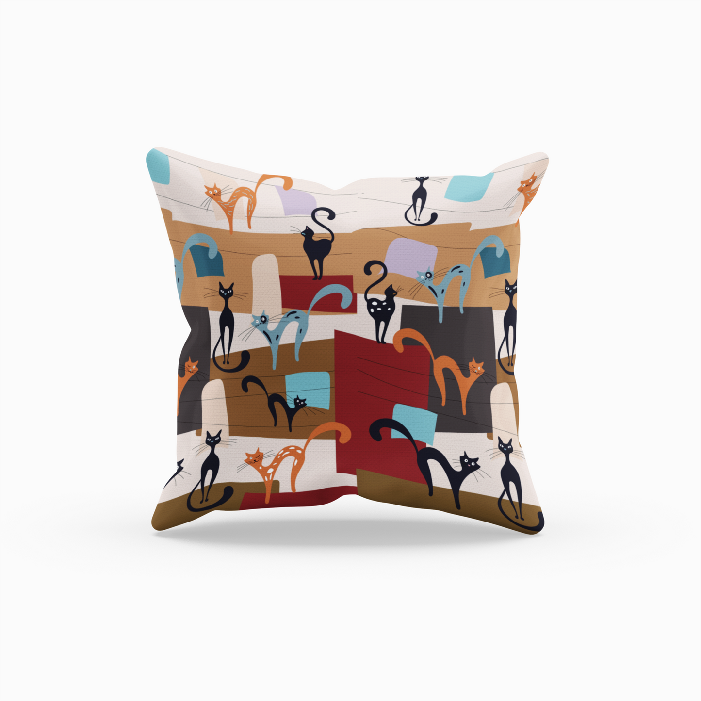 Sassy Cats Cushion Cover - PawLaLand