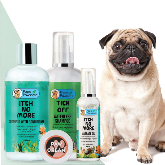 Pug Complete Grooming kit - Papa Pawsome