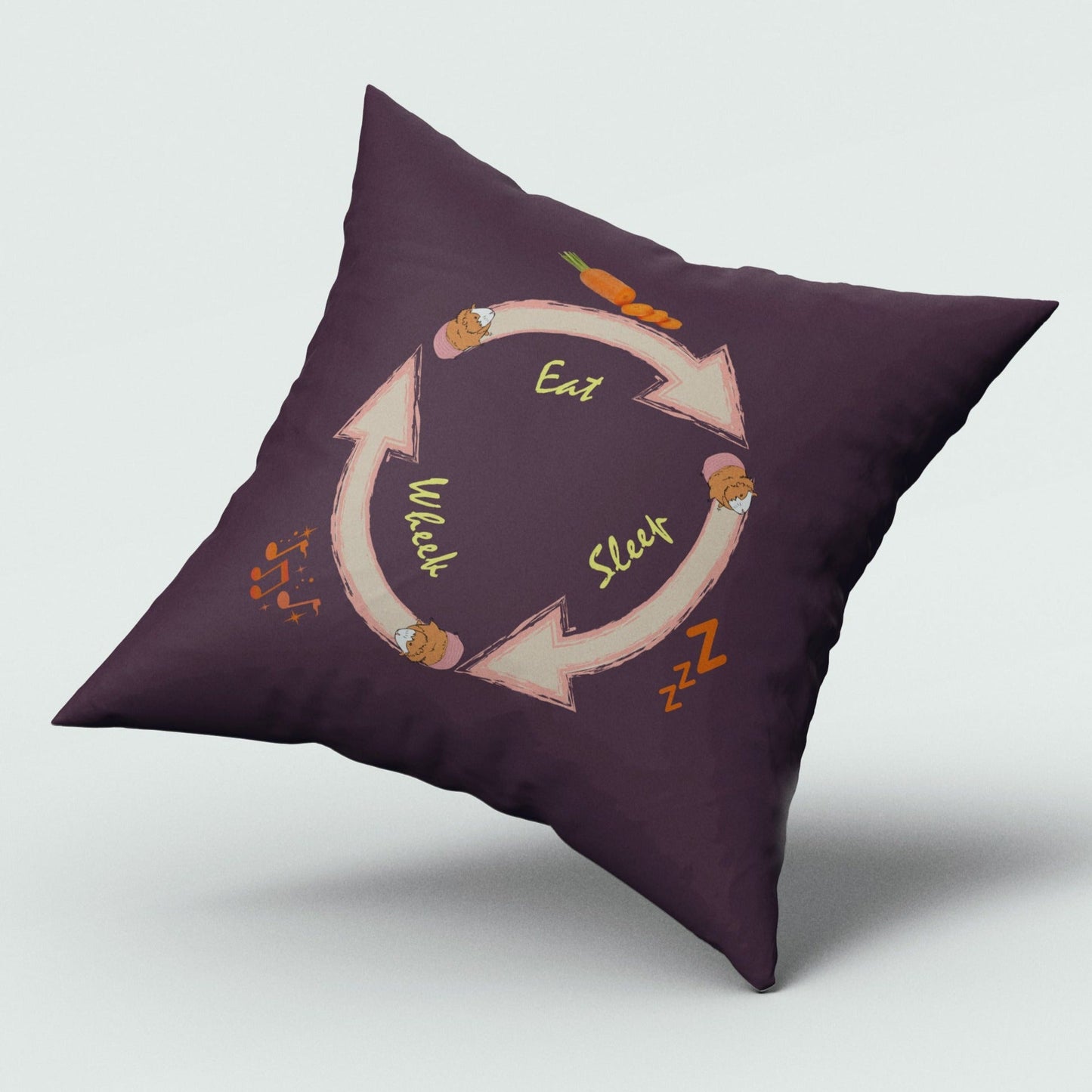 Eat Sleep Wheek Cushion Cover